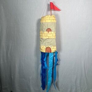 In the Breeze 3D Sand‎ Castle Wind Spinner Color Our World Flag Embroidered